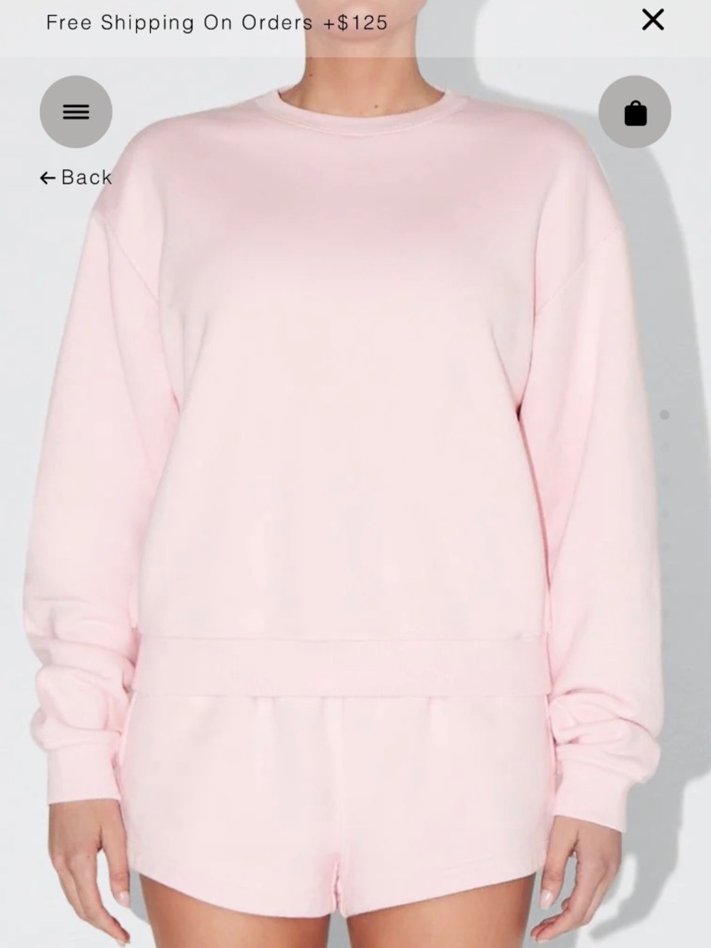 *SOLD* KHY Fleece Crewneck Sweatshirt - LARGE - NIB